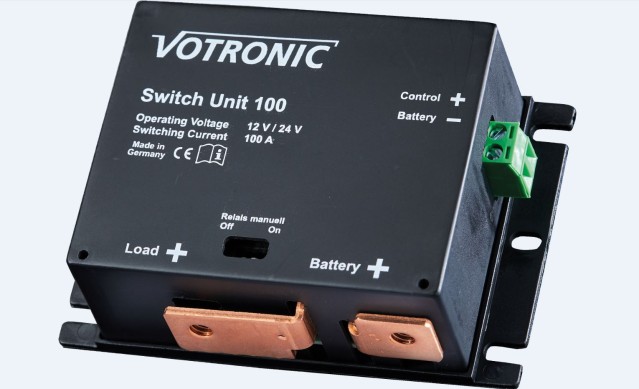 Votronic Interruptor principal de la batería, Switch Unit 100 A 12/ 24 V